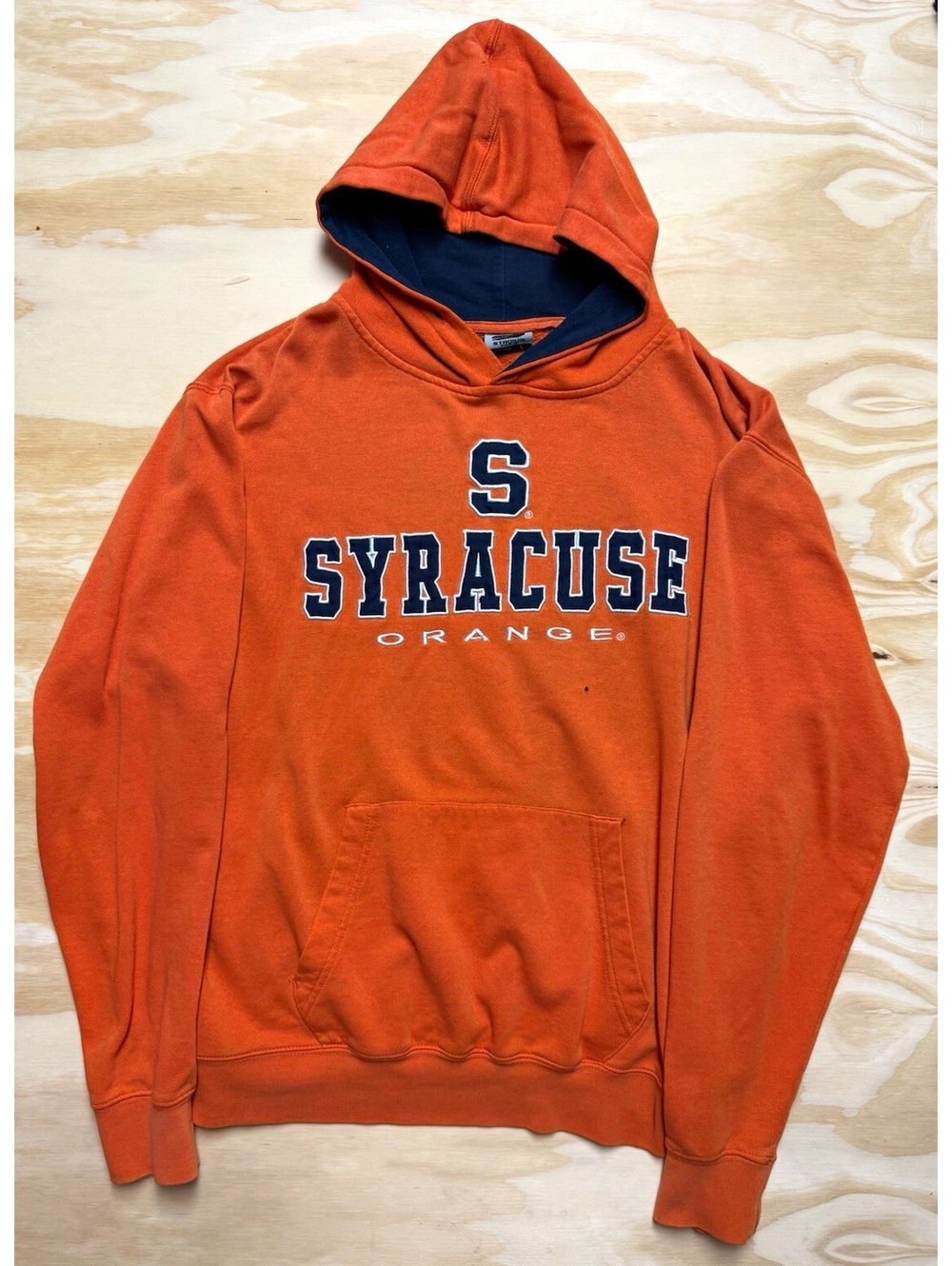 Stadium Athletics Syracuse Orange NCAA Pullover Hoodie Orange Blue